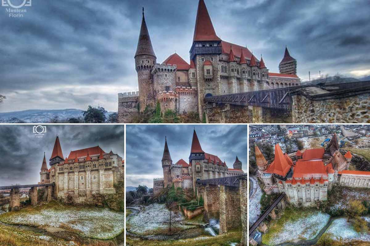 Burg Corvin / Hunedoara im Winter | Wunderschön